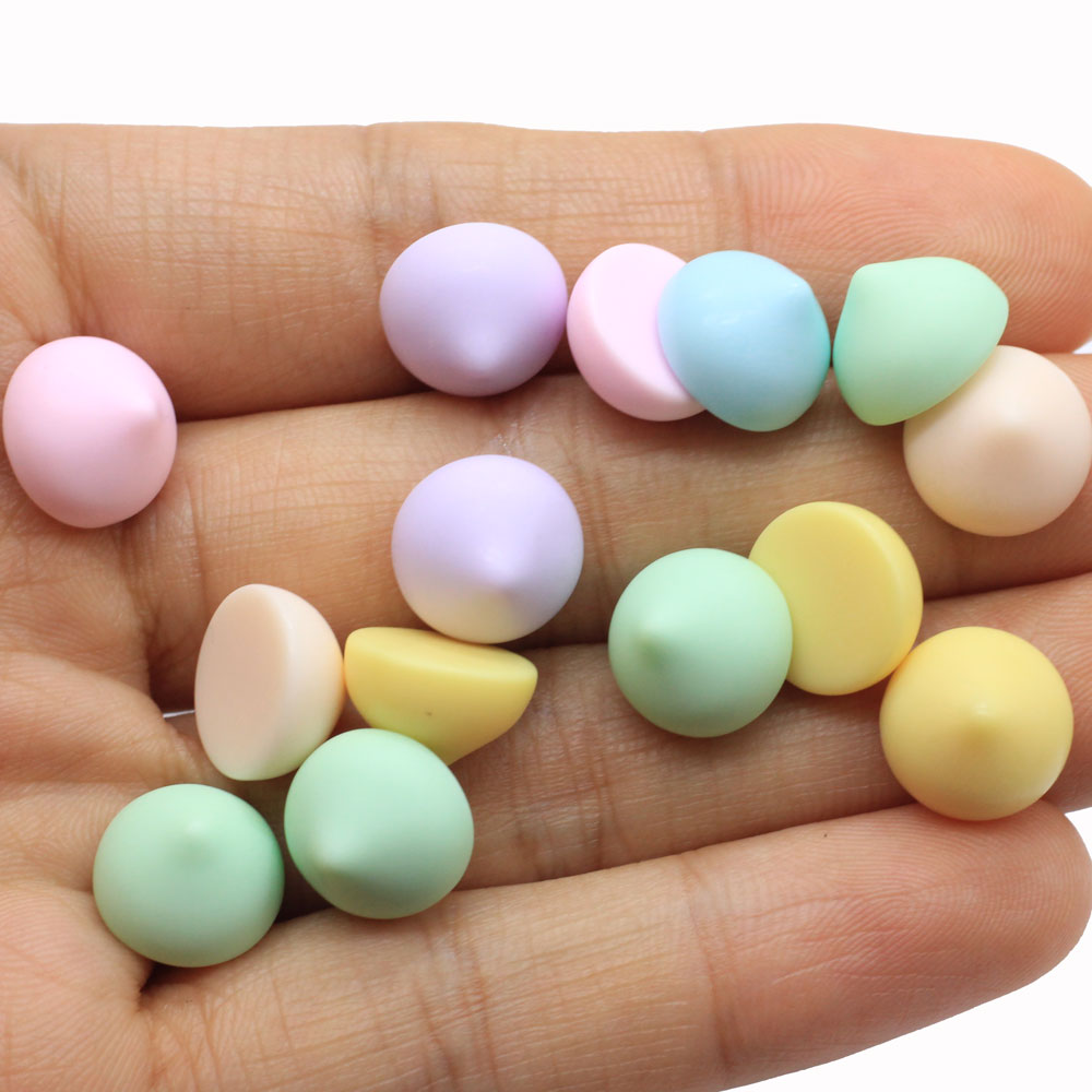 カラフルなチョコレートキャンディーフラットバック樹脂カスケー - Craft Embellishment のレビューと価格
